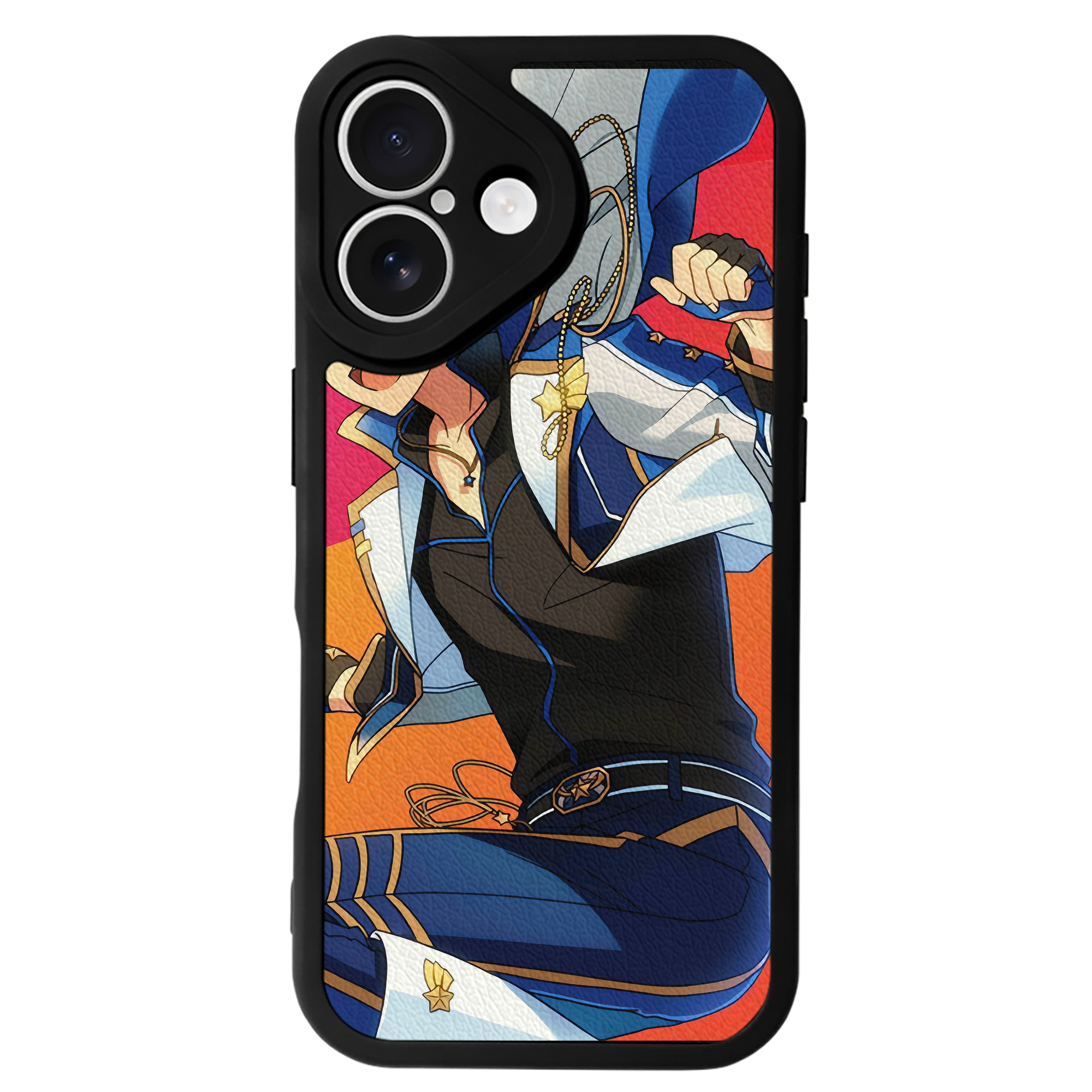 （画像用） あんさんぶるスターズ! Ensemble Stars 【iPhone 16シリーズ対応】シリコンスマホケース（レザー調） 材質：シリコン